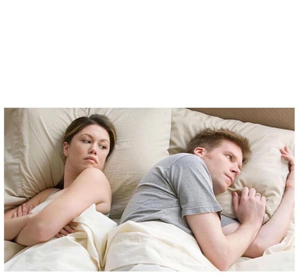 Backs Turned meme template — blank