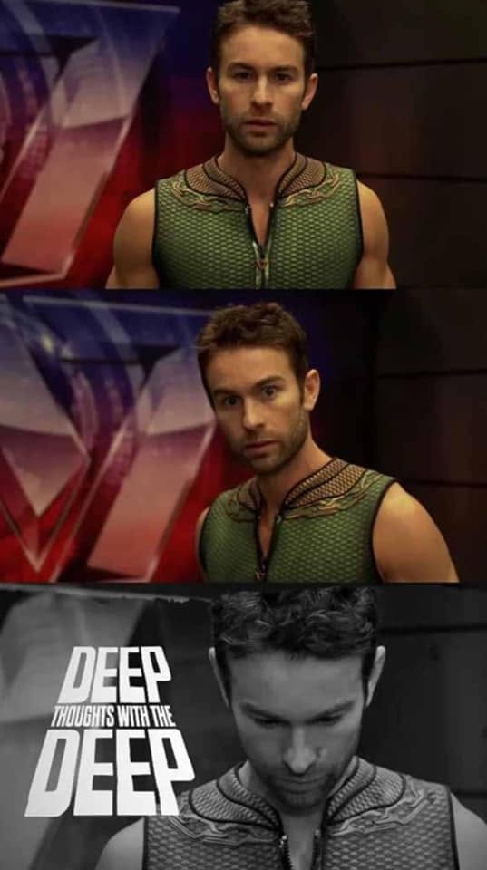 Deep Thoughts meme template — blank