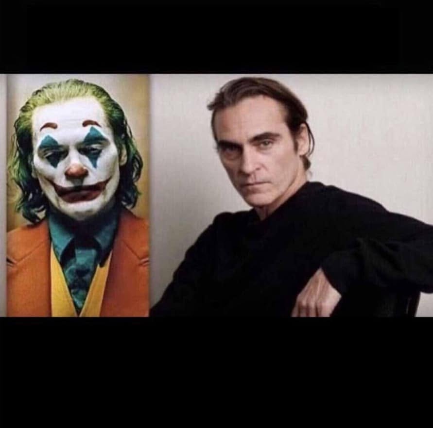 Joker Transformation meme template — blank