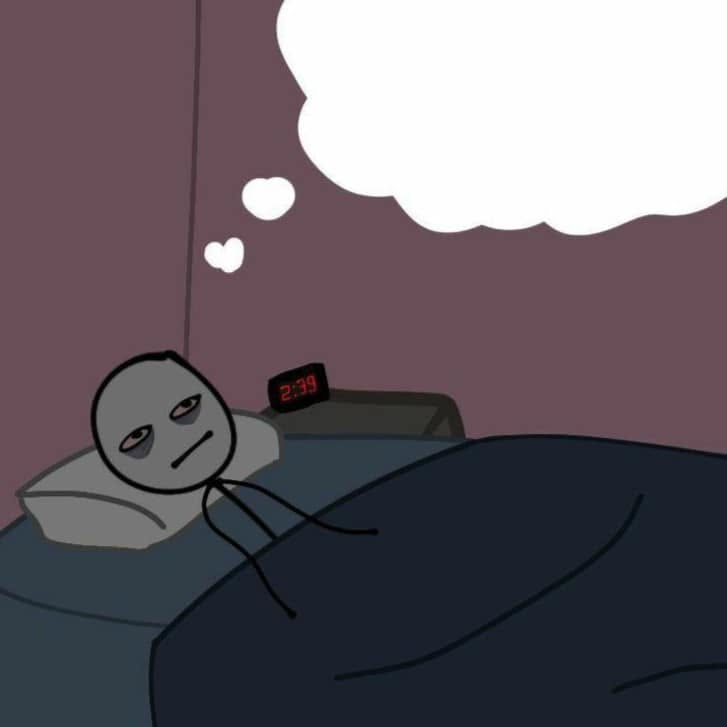 Late Night Thoughts meme template