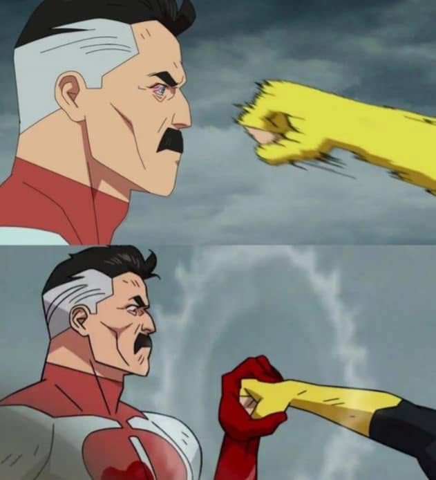 Blocked Punch meme template — blank