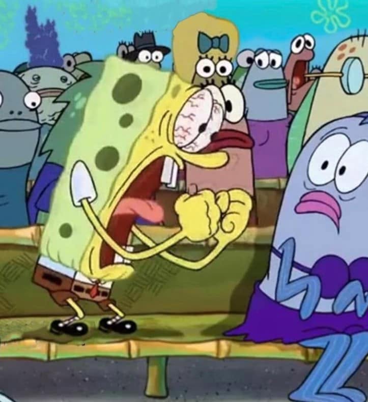 Exaggerated Scream meme template