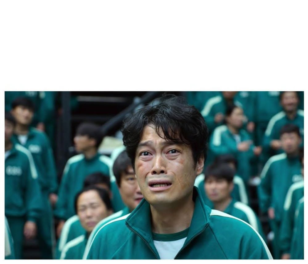 Sudden Fear meme template — blank