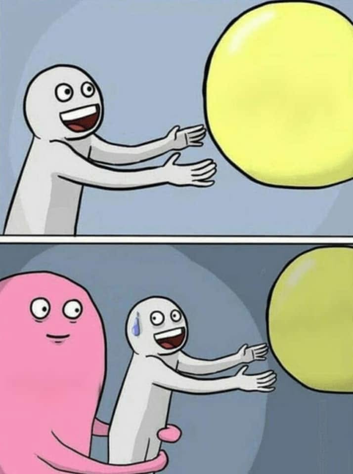 The Unwanted Helper meme template — blank